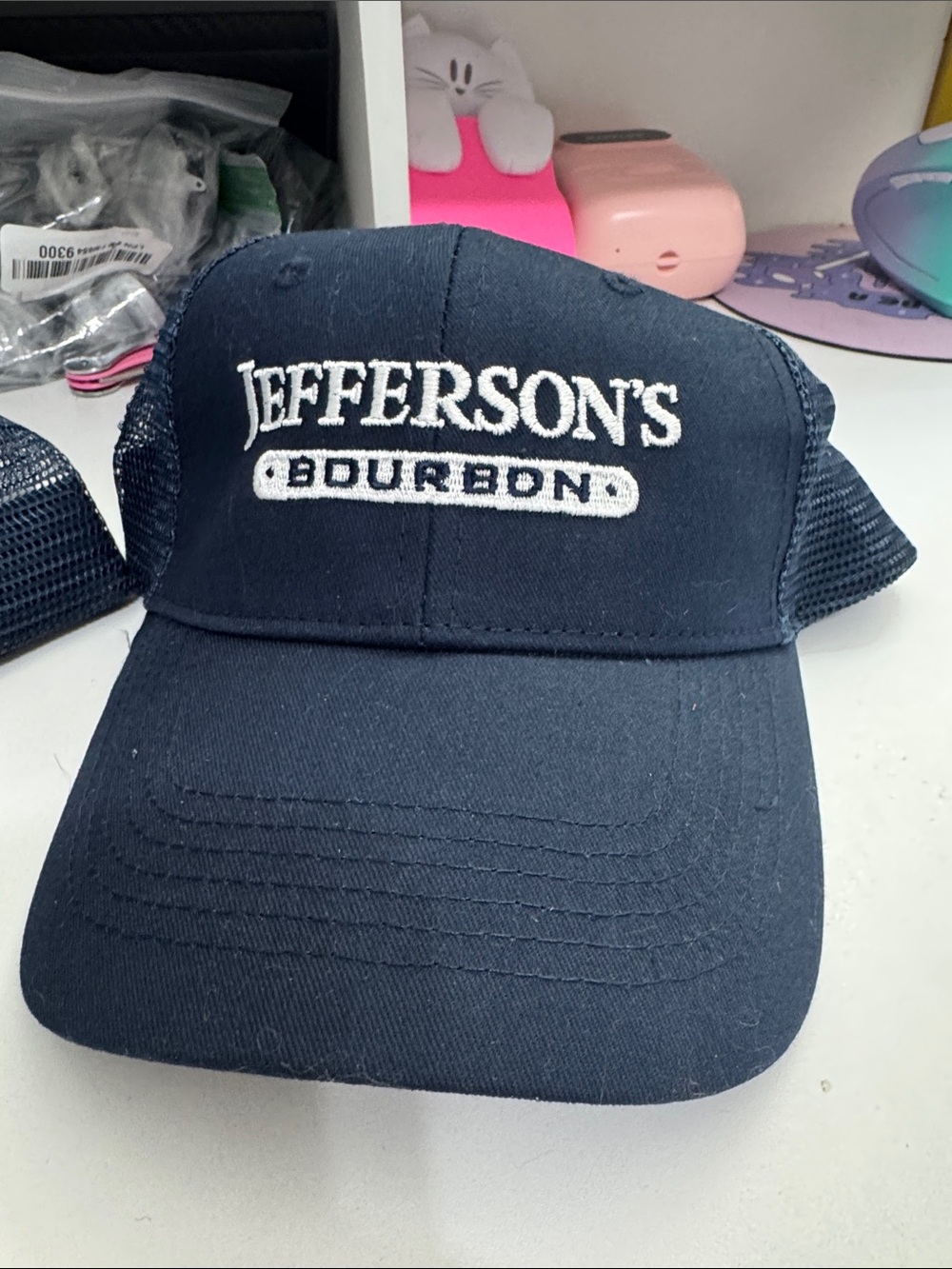 Navy Mesh Back Trucker Hat